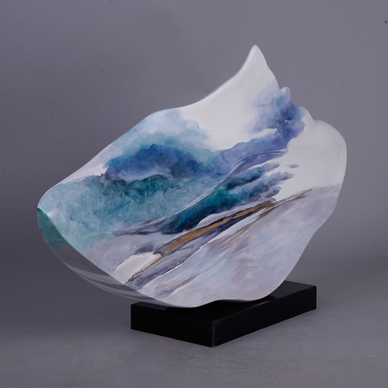 藝術雕塑靜流1